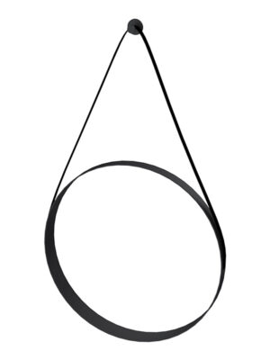 NERO 400MM ROUND MIRROR - BLACK (106BRM400)