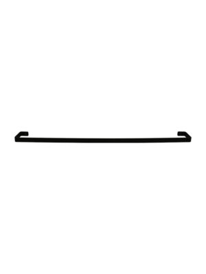 NERO SINGLE TOWEL RAIL 800MM - BLACK (106BSTR800)