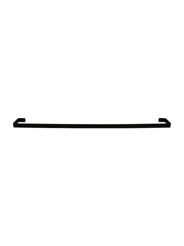 NERO SINGLE TOWEL RAIL 800MM - BLACK (106BSTR800)