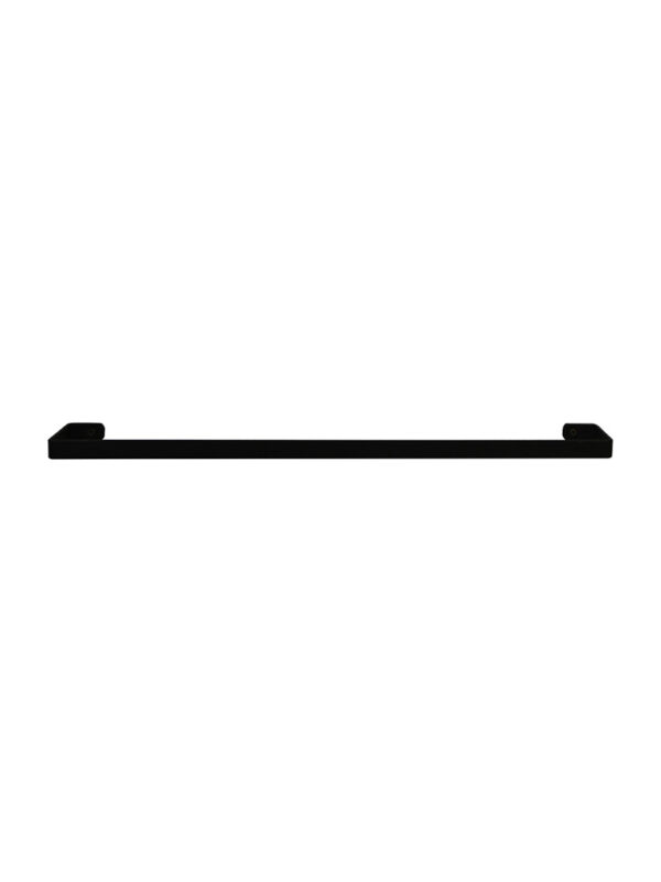 NERO SINGLE TOWEL RAIL 600MM - BLACK (106BSTR600)