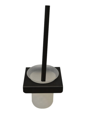 NERO TOILET BRUSH + HOLDER - BLACK (106BWMLBH)