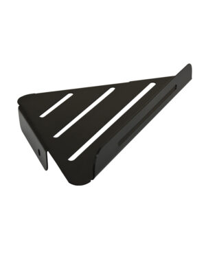 NU COVELI CORNER SHOWER RACK - BLACK (S/S)