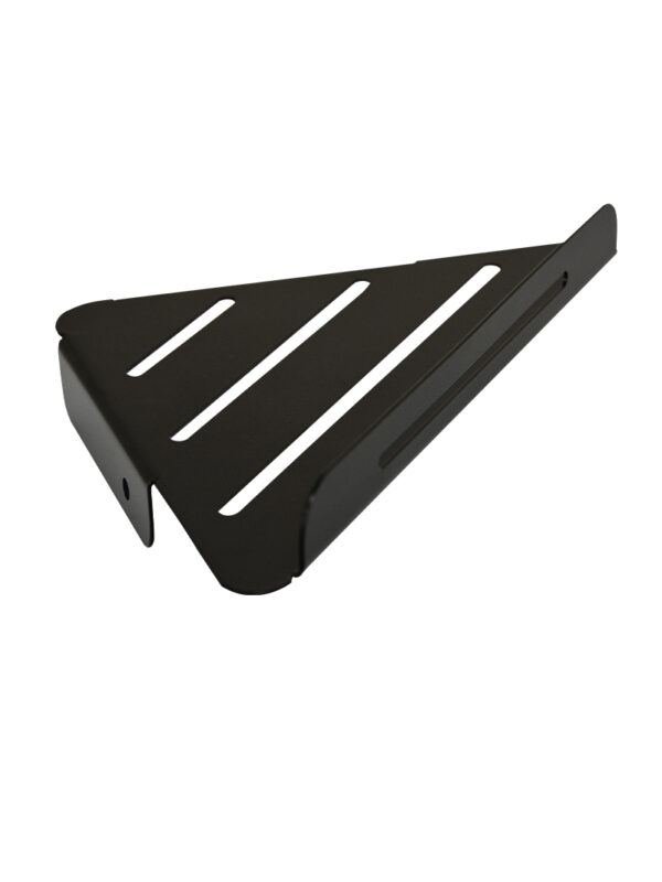 NU COVELI CORNER SHOWER RACK - BLACK (S/S)