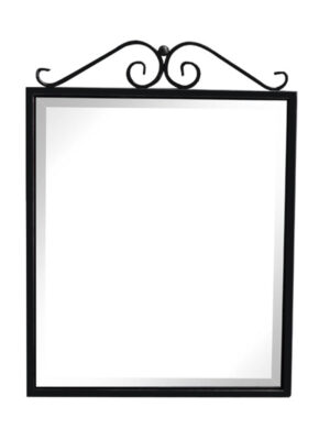 POSEIDON MIRROR 600*700 - BLACK