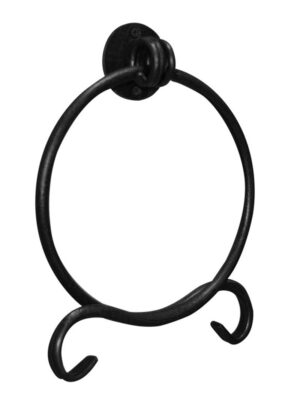 POSEIDON TOWEL RING - BLACK