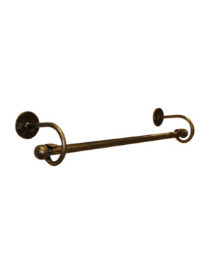 POSEIDON SINGLE  TOWEL RAIL 500MM - GOLD