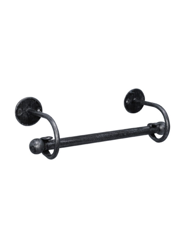 POSEIDON HAND TOWEL RAIL 280MM - PEWTER