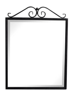 POSEIDON MIRROR 600*700 - PEWTER