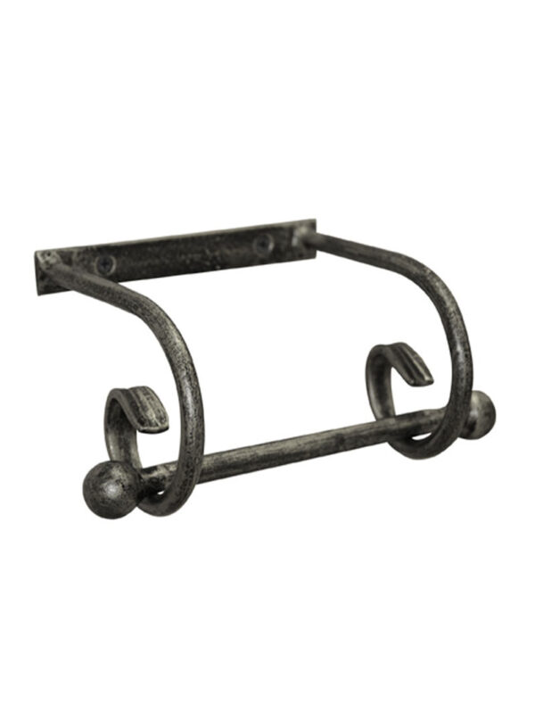 POSEIDON TOILET ROLL HOLDER - PEWTER