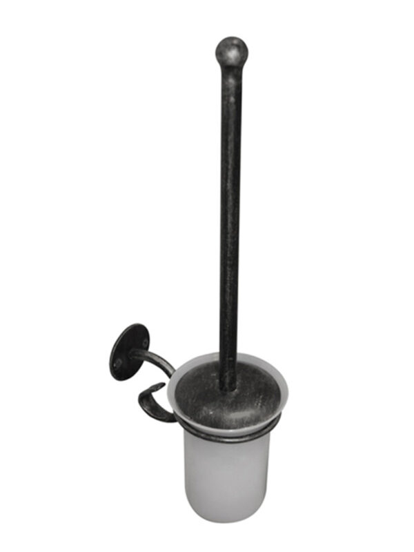 POSEIDON TOILET BRUSH HOLDER - PEWTER