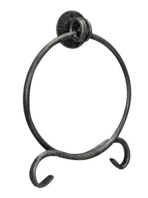 POSEIDON TOWEL RING - PEWTER
