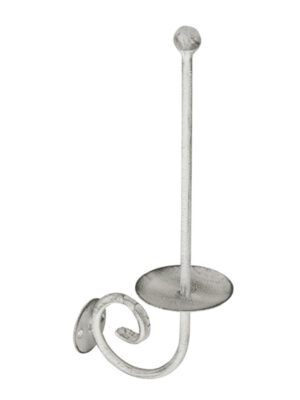 POSEIDON SPARE PAPER HOLDER - WHITE PEWTER