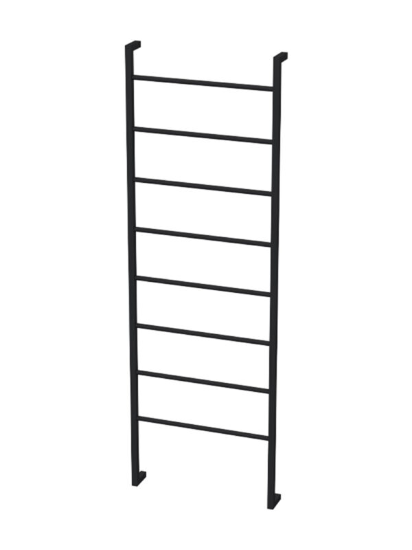DAINA 8 BAR LADDER TOWEL RAIL - BLACK