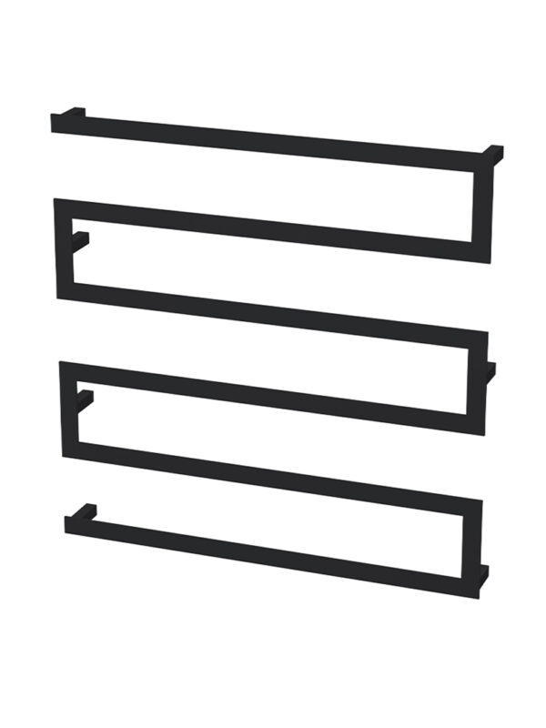 RIA 6 BAR TOWEL RAIL - BLACK