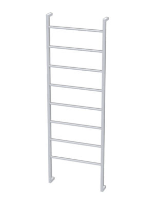 DAINA 8 BAR LADDER TOWEL RAIL - WHITE