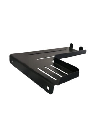 NU COVELI 90 DEGREE SHOWER RACK - BLACK (S/S)