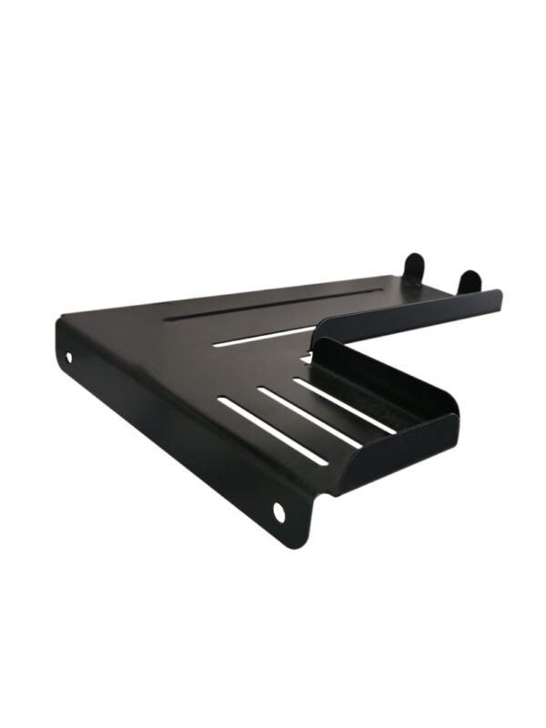 NU COVELI 90 DEGREE SHOWER RACK - BLACK (S/S)