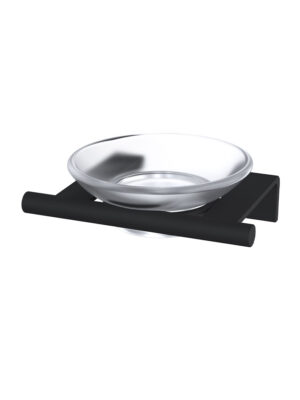 DEMI SOAP DISH - BLACK
