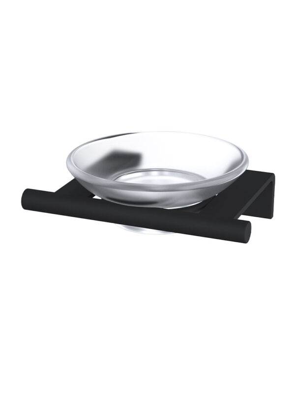 DEMI SOAP DISH - BLACK