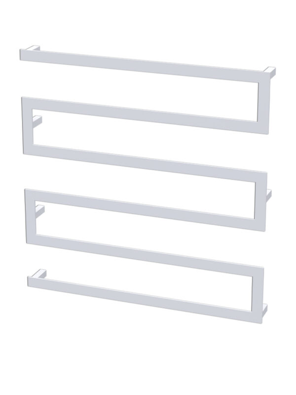 RIA 6 BAR TOWEL RAIL - WHITE