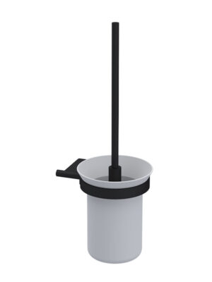 DEMI TOILET BRUSH + HOLDER - BLACK