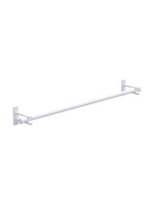 NYX SINGLE TOWEL RAIL 600MM - WHITE  (106BSTR600)