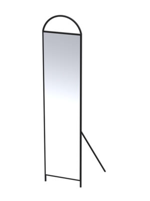 ORO FLOOR STANDING MIRROR - BLACK